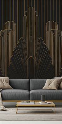 Black Art Deco Wallpapers thumbnail