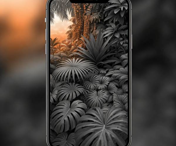 Black And White Tropical Wallpapers