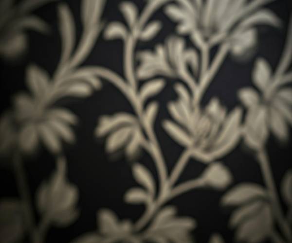 Black Floral Wallpaper