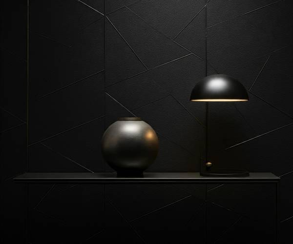 Black Geometric Wallpaper