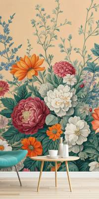 Floral Mural Wallpaper thumbnail