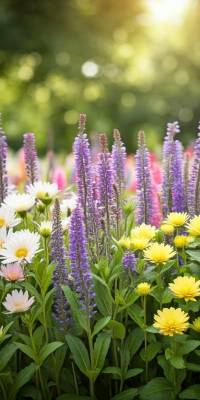 Flowers Garden Wallpaper thumbnail