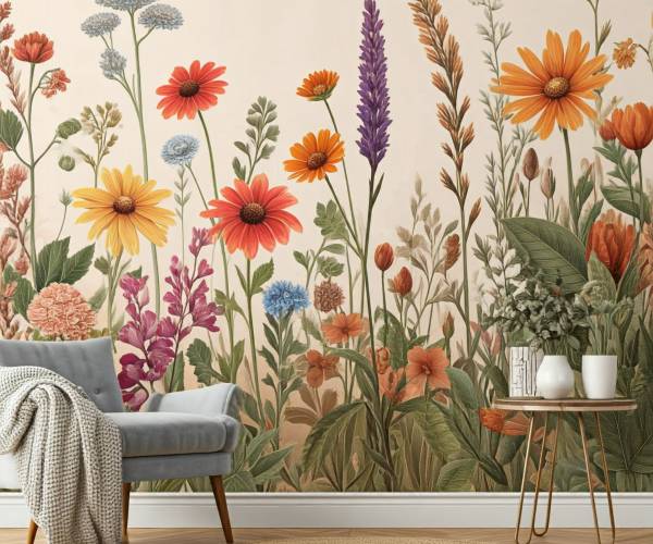 Floral Wall Mural