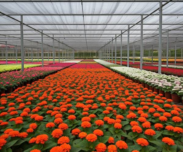 Flower Nursery Wallpaper