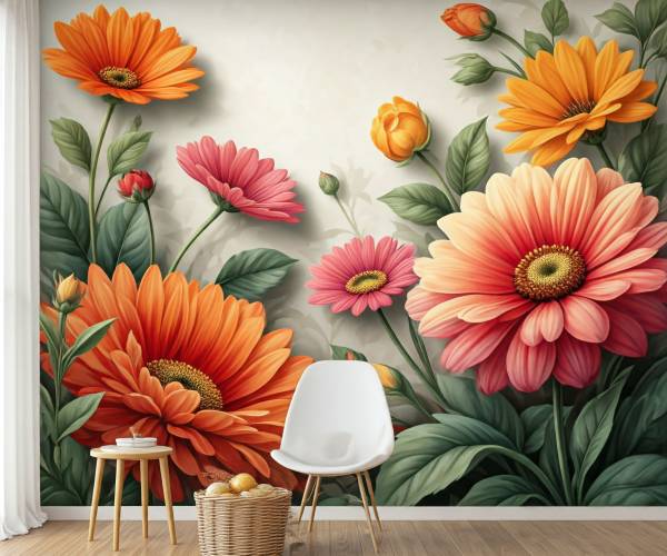 Flower Wall Mural