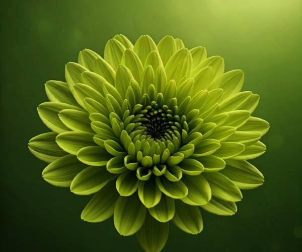 Green Flower Wallpaper