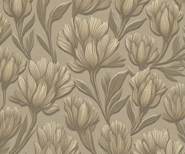 Modern Floral Wallpaper