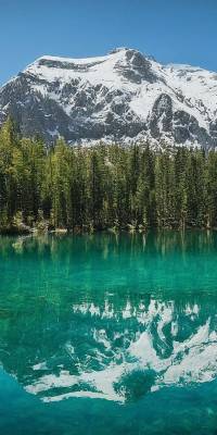 Green Lake Mountain Wallpaper thumbnail