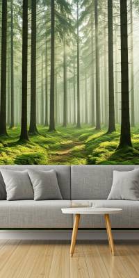 Natural Wallpaper For Living Room thumbnail