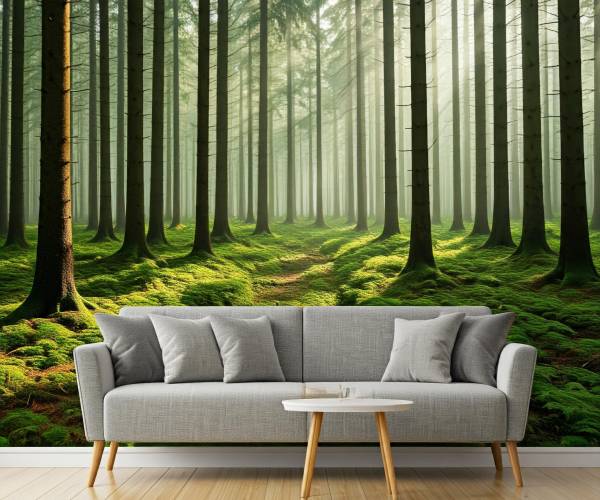 Natural Wallpaper For Living Room